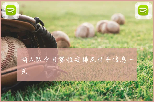 湖人队今日赛程安排及对手信息一览